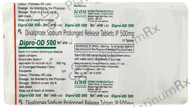Dipro OD 500mg Tablet 10s