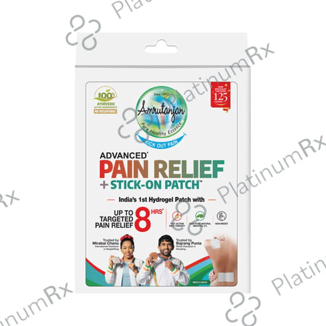 Amrutanjan Advanced Pain Relief + Stick-On Patch