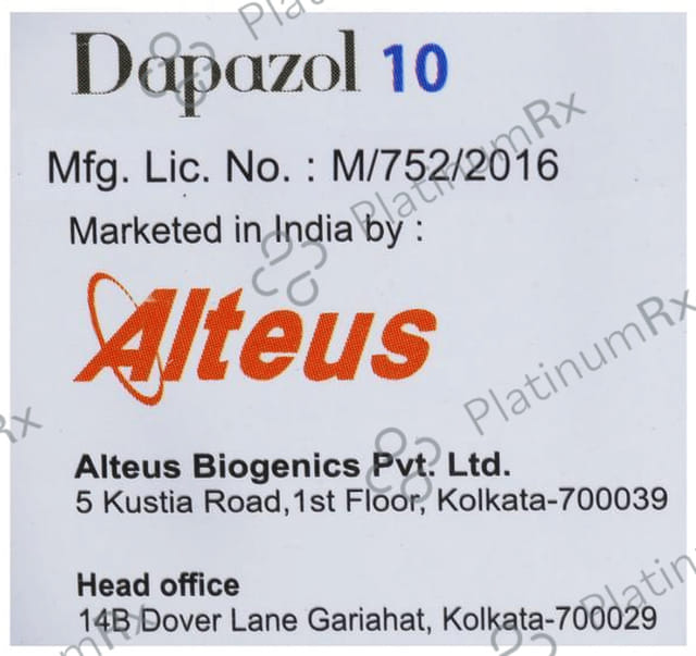 Dapazol 10mg Tablet 15s