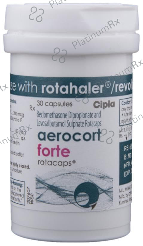 Aerocort Forte 100/200mcg Rotacap 30s