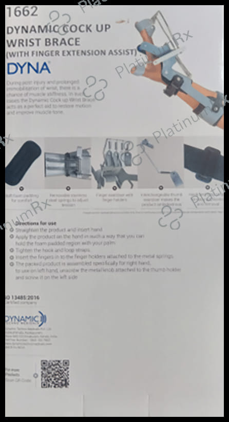 Dyna Dynamic Cock Up Wrist Brace (with Finger Extension Assist)