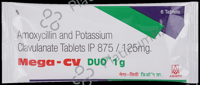 Mega CV Duo 875/125mg Tablet 6s