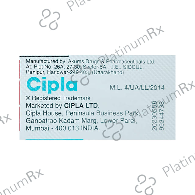 Cresar 3D 25mg Tablet 10s