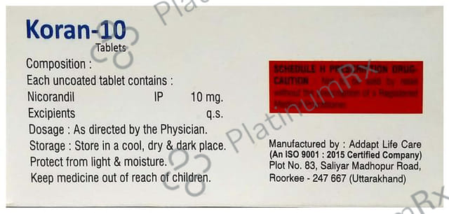 Koran 10mg Tablet 10s