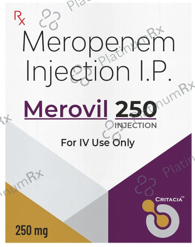 Merovil 250mg Injection 1s