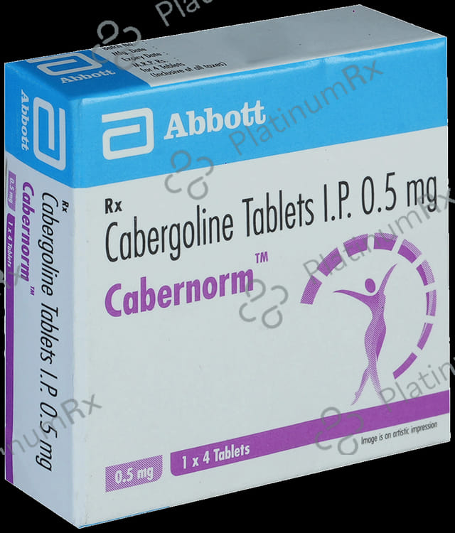 Cabernorm 0.5mg Tablet 4s