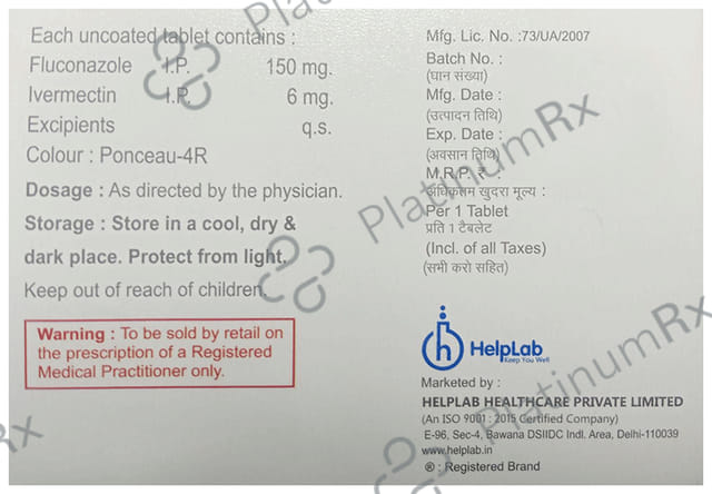 Fluchy Plus 150mg/6mg Tablet