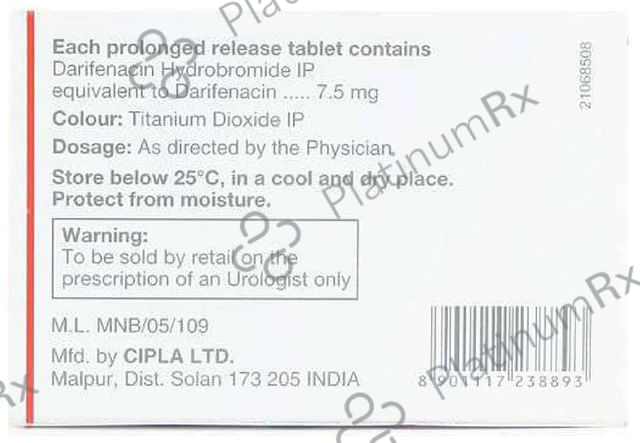 Vesigard PR 7.5mg Tablet 10s
