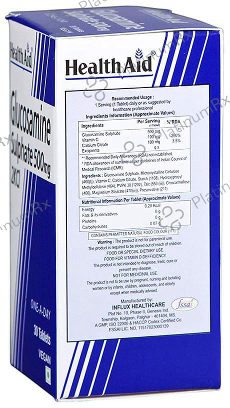 Healthaid Glucosamine Sulphate 500mg Tablet
