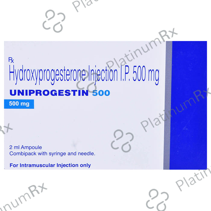 Uniprogestin 500mg Injection 2ml