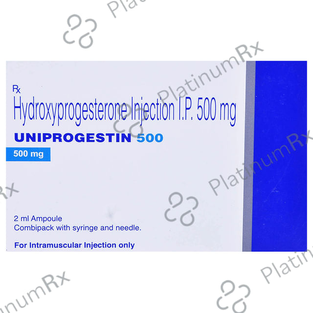 Uniprogestin 500mg Injection 2ml