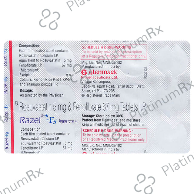 Razel F 5/67mg Tablet 15s