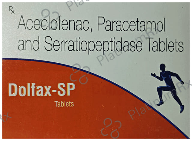 Dolfax SP 100mg/325mg/15mg Tablet