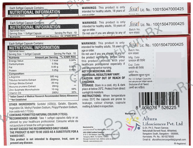 Saixa Leo Soft Gel Capsule (10 Each) 3 strips