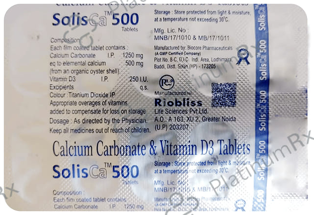 Solisca 500 Tablet 10s