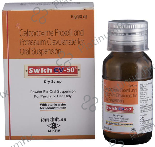 Swich CV 50/31.25mg Dry Syrup 30ml