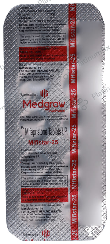 Mifistar 25 Tablet