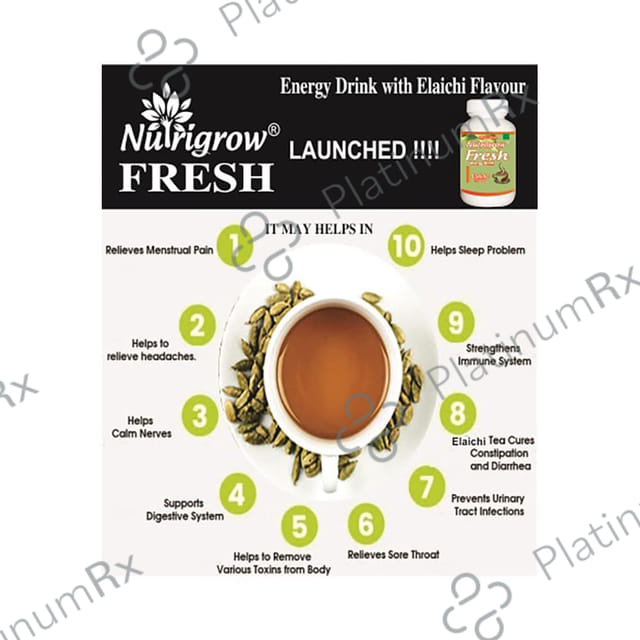 Nutrigrow Fresh Energy Drink Elaichi