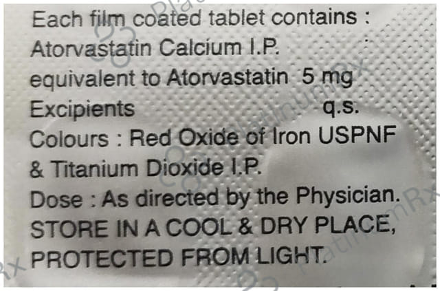Tg-Tor 5 Tablet 10 tablets Tablet Unichem Laboratories Ltd