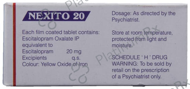 Nexito 20mg Tablet 10s