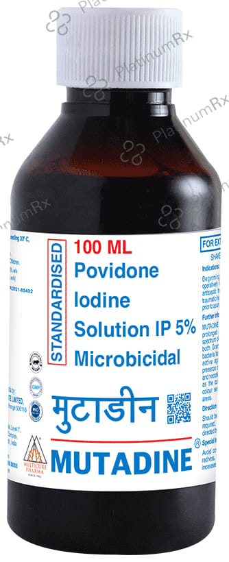Mutadine 5% Solution 100 Solution