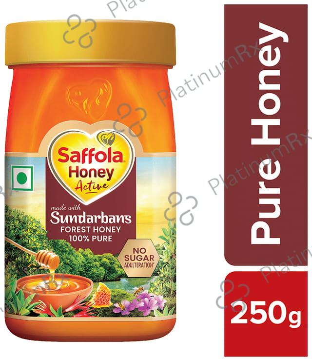 Saffola Honey Active Made with Sundarban Forest Honey No Sugar Adulteration 250gm