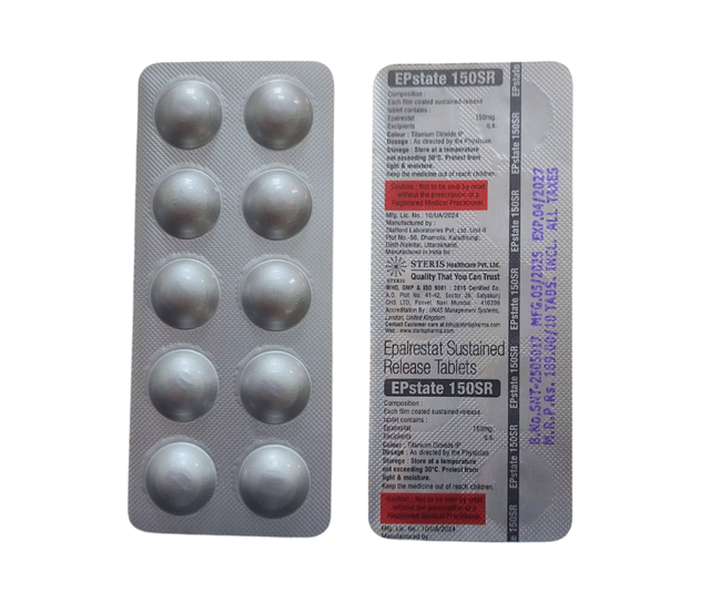 Epstate 150mg Tablet SR 10s
