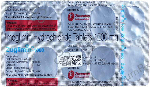 Zuglimin 1000mg Tablet