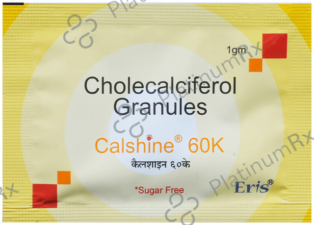 Calshine 60000IU Sugar Free Sachet 1s