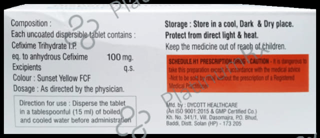 Emeecef 100mg Tablet