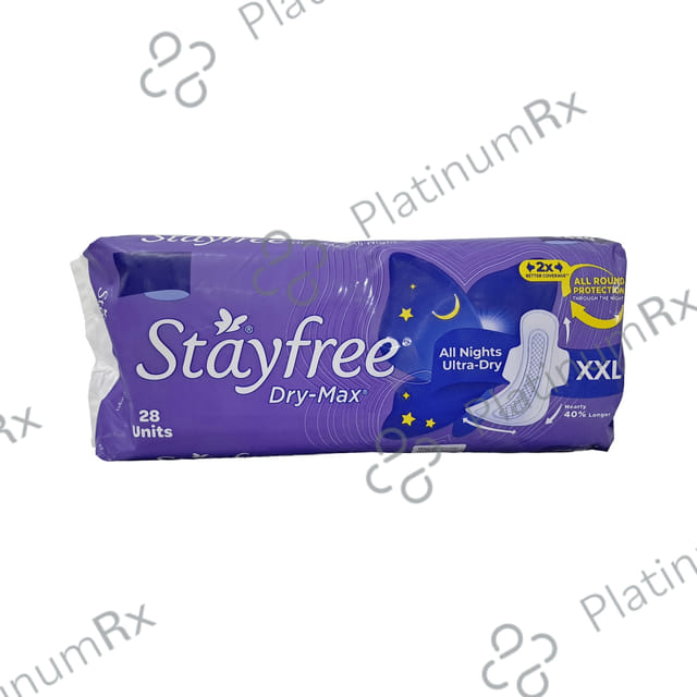 Stayfree Dry Max All Night Ultra Dry Pads XXL 28s