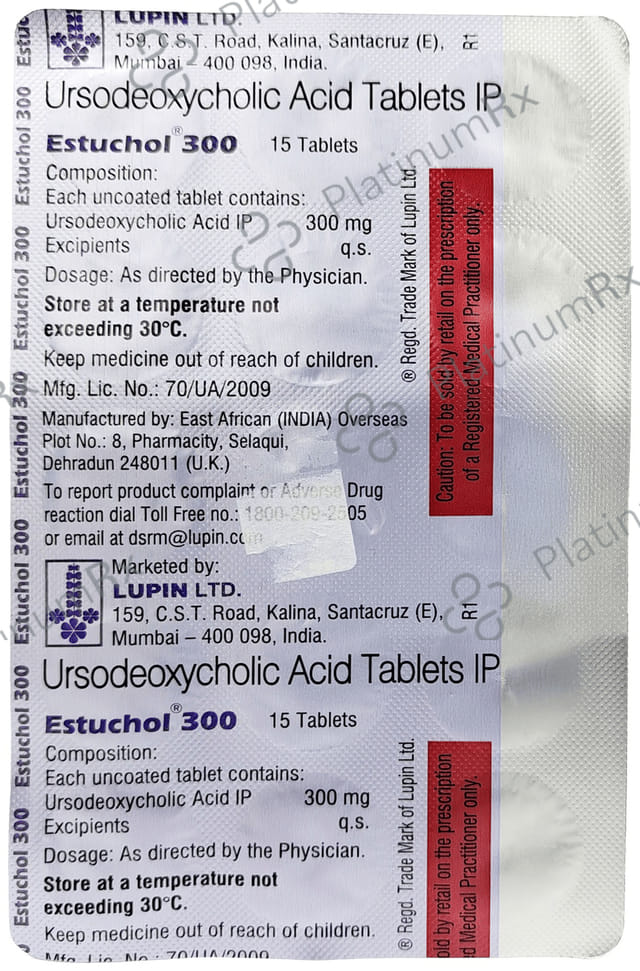 Estuchol 300mg Tablet 15s