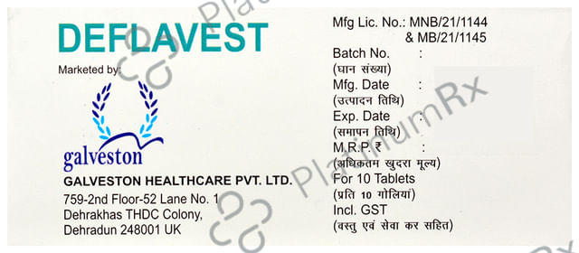 Deflavest Tablet 6mg 10s