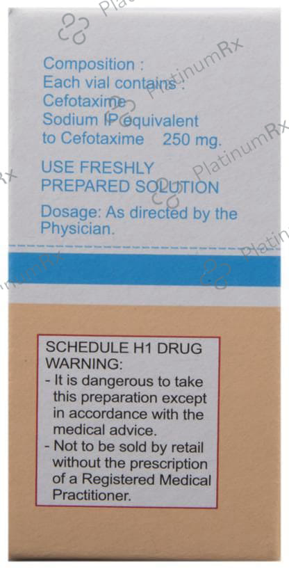 Taxim 250mg Injection 1ml