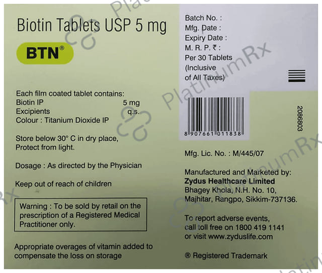 BTN Tablet 30s