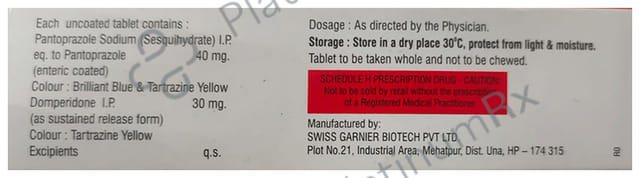 Dyoflux 30/40mg Tablet SR 10s