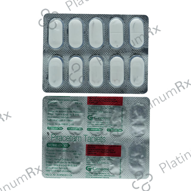 Nubrain 800mg Tablet 10s