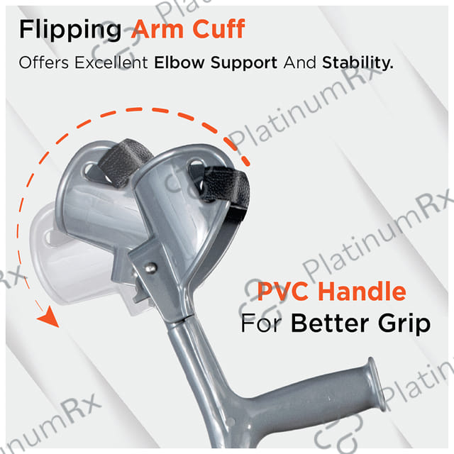 Vissco 0904Q Astra Max Elbow Quadripod Base Crutch Universal