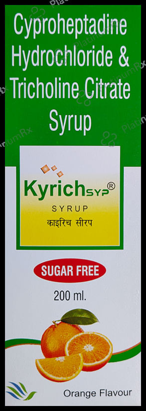 Kyrich Syrup Orange Sugar Free