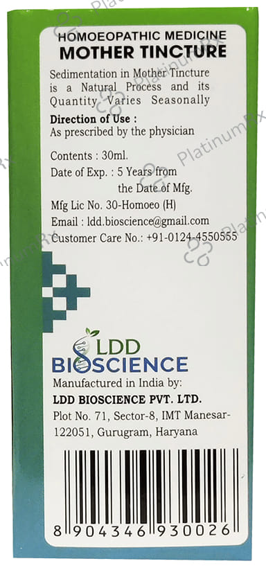 LDD Bioscience Bryonia Alba Mother Tincture Q 30 ml