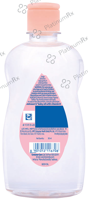 Johnson's Baby Oil with Vitamin E 50ml