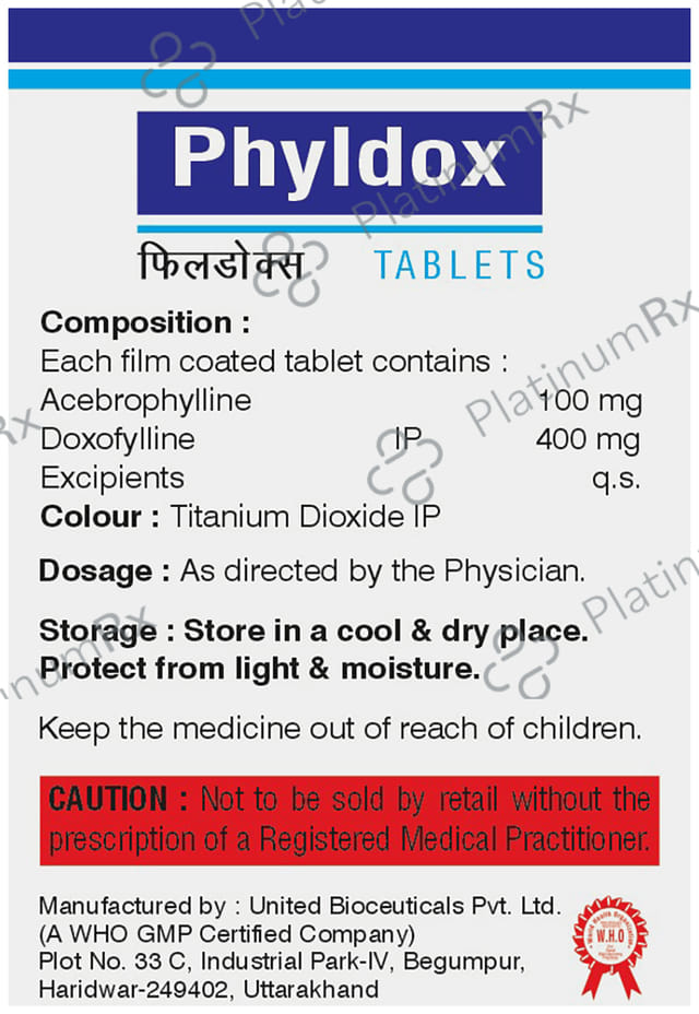 Phyldox 400mg/100mg Tablet