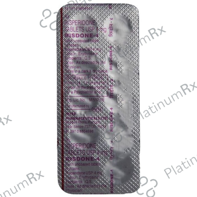Risdone 4mg Tablet 10s