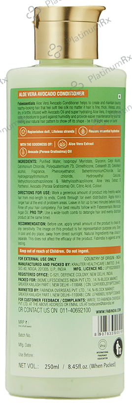 Fabessentials Aloe Vera and Avocado Conditioner