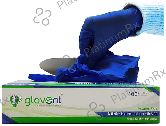 Glovent Nitrile Examination Gloves Powder Free Small