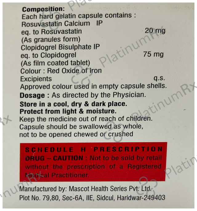 Rozalcea-CV 20 Capsule