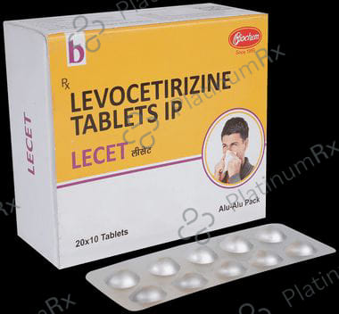 Lecet 5mg Tablet 10 Tablet Biochem Pharma Industries