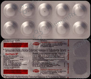 Geritam D 0.5/0.4mg Tablet ER 10s