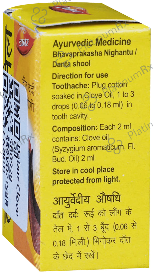 Dabur Clove Oil - Relieves Toothache