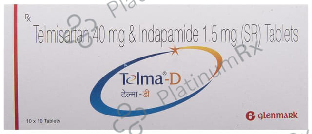 Telma D 40/1.5mg Tablet SR 10s